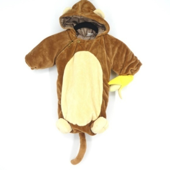 Other - One Piece Plush Monkey Baby Bunting Costume